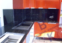 Столешница для кухни в квартире «BLACK GALAXY» (Индия)